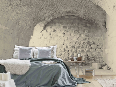 STAY - Washable trompe l'oeil nonwoven wallpaper _ creativespace
