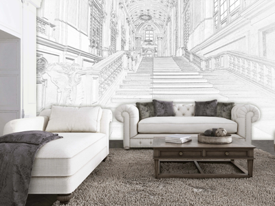 TURIN - Trompe l'oeil wallpaper _ creativespace