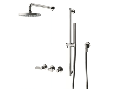 EAST SIDE CRIES161 - Wall-mounted shower panel with hand shower _ CRISTINA Rubinetterie