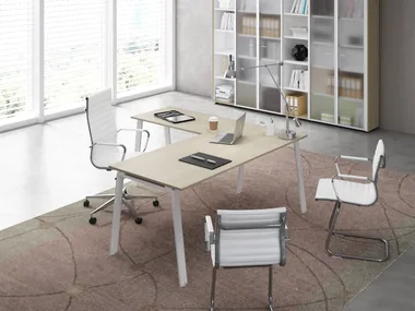 DELTA - L-shaped office desk _ CUF Milano