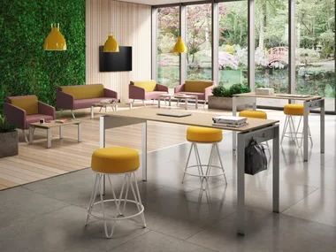 DORIA - Rectangular meeting table _ CUF Milano