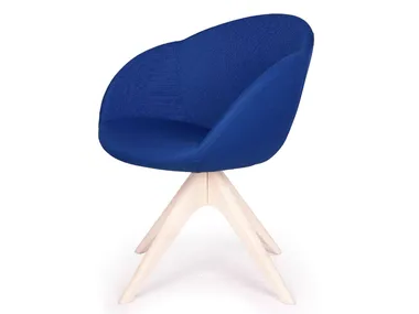 IRIS - Fabric chair with armrests _ CUF Milano
