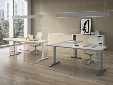 ISOLA - L-shaped office desk _ CUF Milano