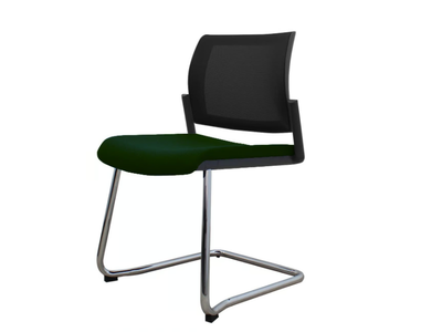 KIND - Sled base upholstered chair _ CUF Milano