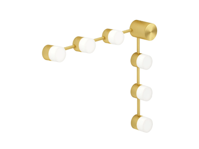 BACKSTAGE CORNER IP44 - LED brass wall lamp for bathroom _ CVL Luminaires