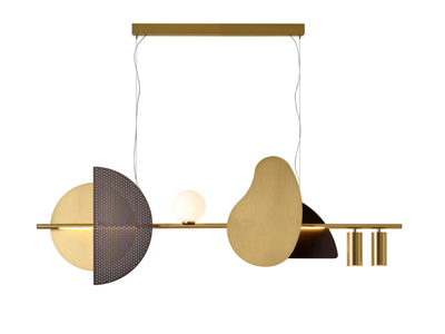 NACHO 1300 - LED brass pendant lamp _ CVL Luminaires