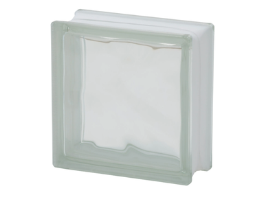 BRIGHT UNDULATING, COLOURED AND GLAZED - Glass block _ Dakota