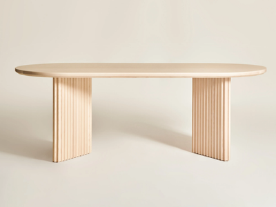 BASALTO - Oval ash table _ Dale Italia