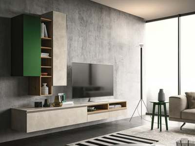 SLIM UP 01 - Wall-mounted storage wall _ Dall'Agnese