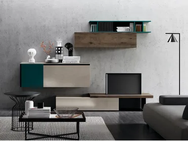 SLIM UP 04 - Wall-mounted storage wall _ Dall'Agnese