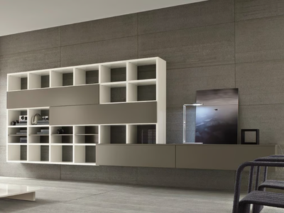 SPEED C - Wall-mounted storage wall _ Dall'Agnese