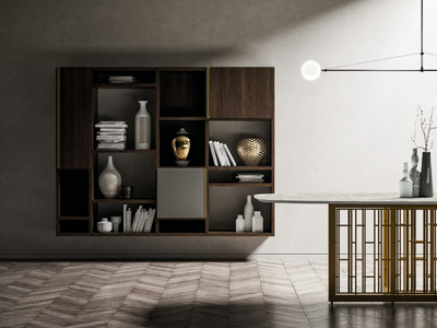 SPEED UP 06 - Wall-mounted floating bookcase _ Dall'Agnese