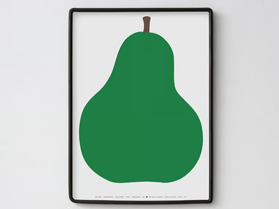 DUE, LA PERA 50 X 70 - Paper Silkscreen _ Danese Milano