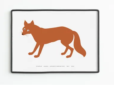 LA VOLPE - Silkscreen _ Danese Milano