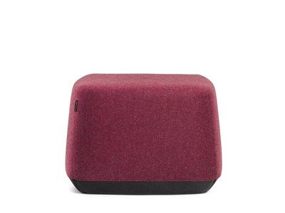 ALLORA MEDIUM - Upholstered fabric pouf _ Dauphin