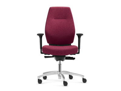 SHAPE - Height-adjustable fabric office chair with 5-Spoke base _ Dauphin
