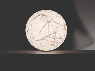 MOON T - LED japanese paper table lamp _ DAVIDE GROPPI