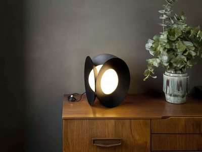 ARMEN - LED glass and aluminium table lamp _ DCWéditions