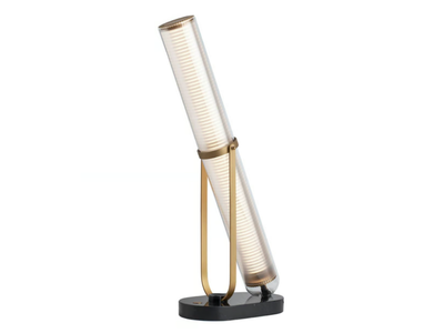 LA LAMPE FRECHIN - LED glass, aluminium and marble table lamp _ DCWéditions