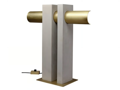PI - LED steel and concrete table lamp _ DCWéditions