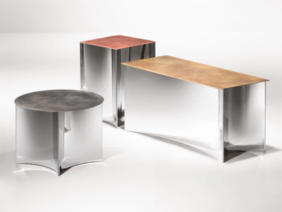 ALCHEMY - Metal coffee table _ DE CASTELLI