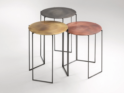 BAND - Round metal coffee table _ DE CASTELLI
