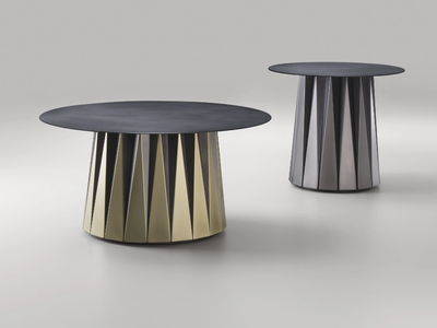 COSTE - Round metal coffee table _ DE CASTELLI