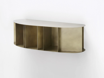 EXISTENCE - Wall-mounted metal console table _ DE CASTELLI