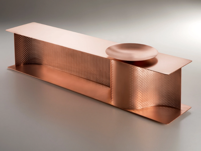WAVE - Copper bench _ DE CASTELLI
