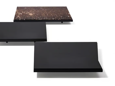 ALBERESE WOOD - Low square coffee table _ DE PADOVA