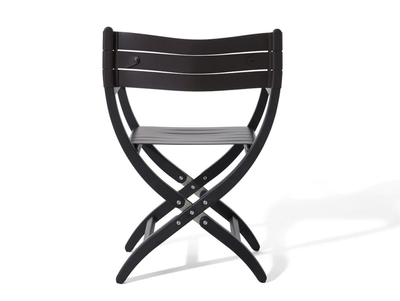 ALMAYER - Folding chair in ash and leather _ DE PADOVA