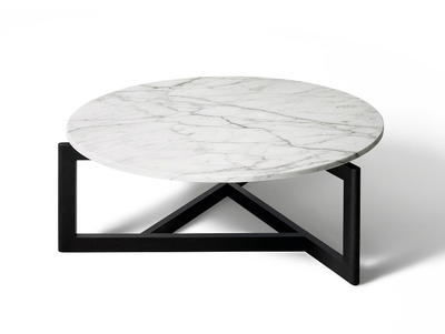 CONNECTICUT - Round marble coffee table _ DE PADOVA