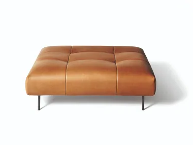EREI - Leather footstool