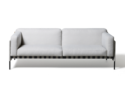 ÉTIQUETTE OUTDOOR - 3 seater fabric garden sofa with removable cover _ DE PADOVA