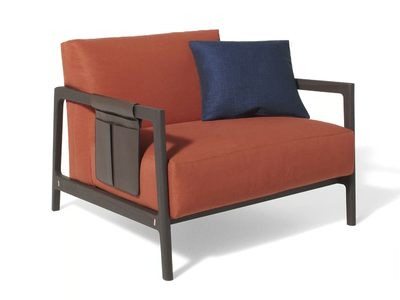 EVERYDAY LIFE ARMCHAIR - Fabric armchair with armrests _ DE PADOVA