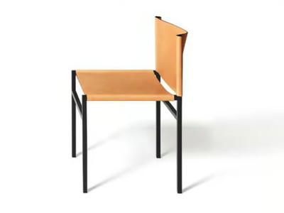 REA - Tanned leather chair