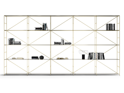 R.I.G. MODULES SHELVING SYSTEM - Shelving system with powder coated steel structure