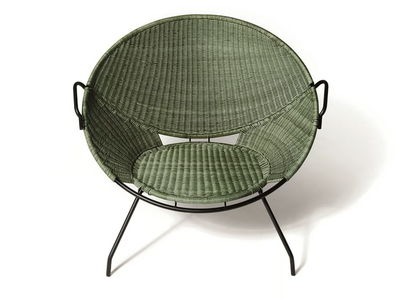 T.54 OUTDOOR - Woven wicker garden armchair _ DE PADOVA