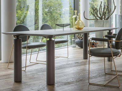 63° - Rectangular HPL table _ De Rosso