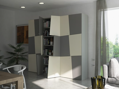 ALFABETO - Sectional HPL wardrobe _ De Rosso