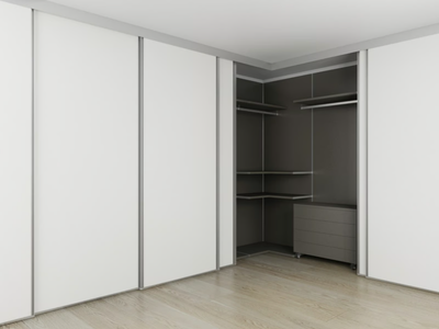 ALIANTE - Corner custom HPL walk-in wardrobe _ De Rosso