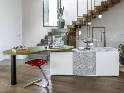DR-ONE + FORME 3 - Custom HPL table _ De Rosso