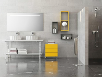DR-ONE - Sectional HPL bathroom cabinet _ De Rosso