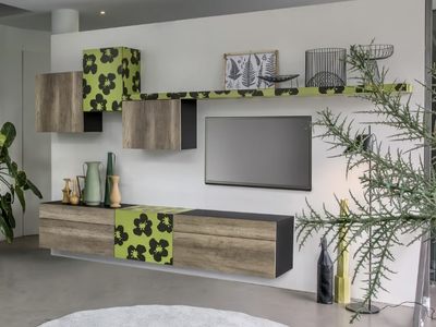 DR-ONE - Sectional HPL storage wall _ De Rosso