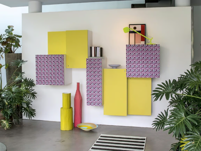 DR-ONE - Wall-mounted HPL storage wall _ De Rosso