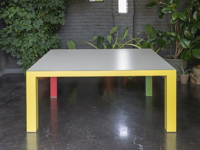 ROCK - Square HPL dining table _ De Rosso