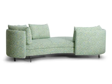 DS-167 ISLAND OUTDOOR - Curved fabric garden sofa _ de Sede