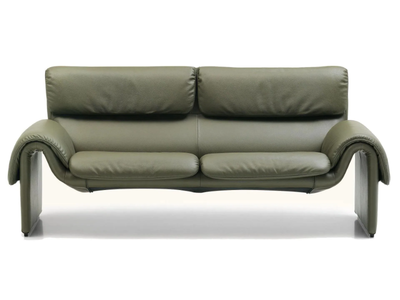 DS-2011 - 3 seater leather sofa with headrest _ de Sede