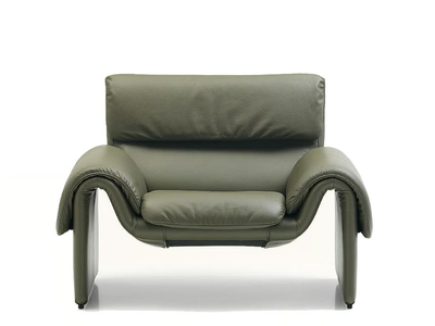 DS-2011 - Leather armchair with armrests _ de Sede
