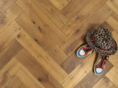 BÂTON ROMPU COGNAC - Solid wood parquet _ Décoplus Parquets
